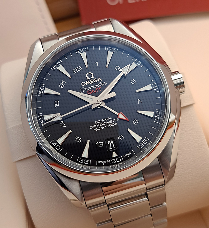 Omega Seamaster Aqua Terra 150M Co-Axial GMT Wristwatch Ref. 231.10.43.22.01.001
